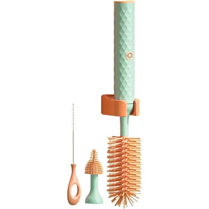 Blue electric scrub with white background