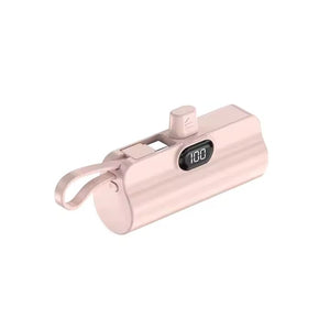 Mini Capsule Portable Power Bank - 2 in 1 Charging