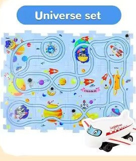 Puzzle Racer - Kids Car Track Set