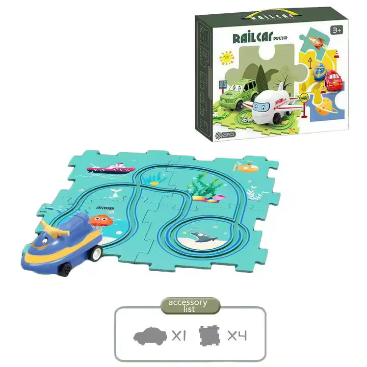 puzzle track box